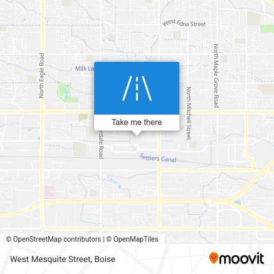 Mapa de West Mesquite Street