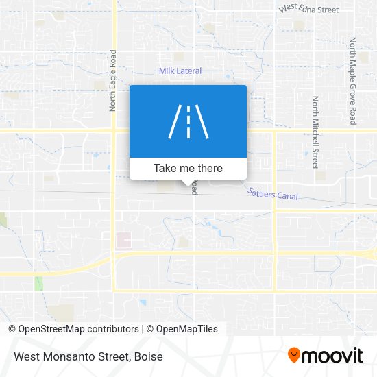 Mapa de West Monsanto Street