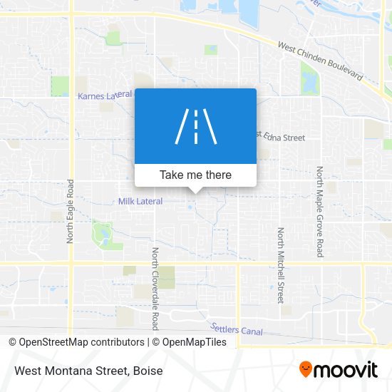 Mapa de West Montana Street
