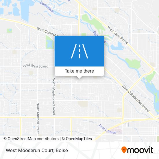 West Mooserun Court map