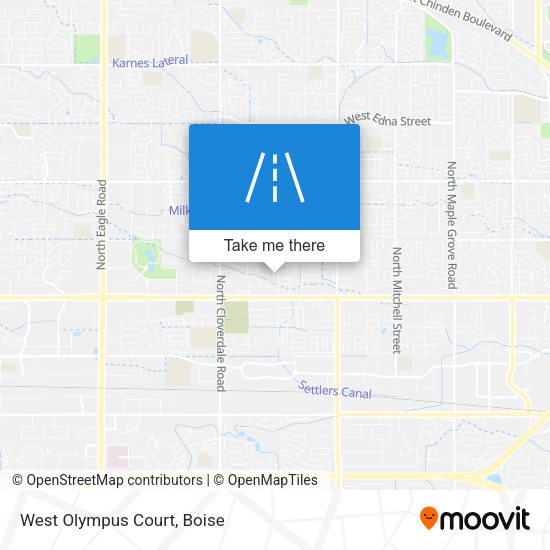Mapa de West Olympus Court