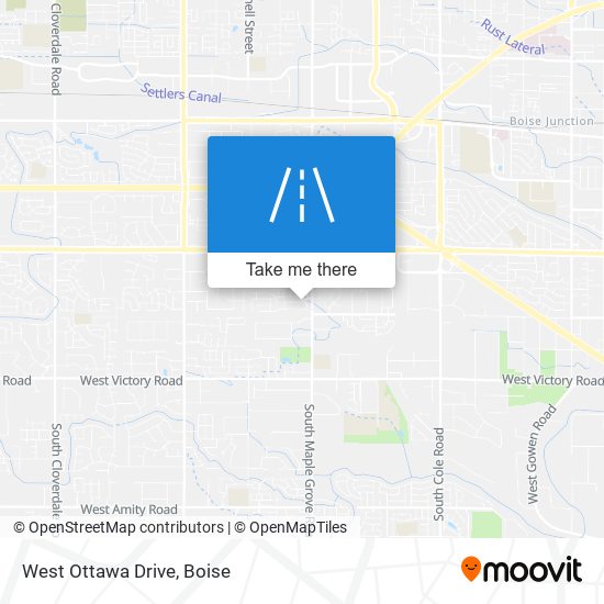 West Ottawa Drive map