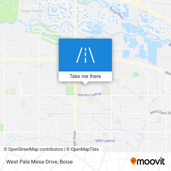 West Pala Mesa Drive map