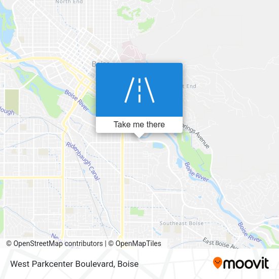 Mapa de West Parkcenter Boulevard