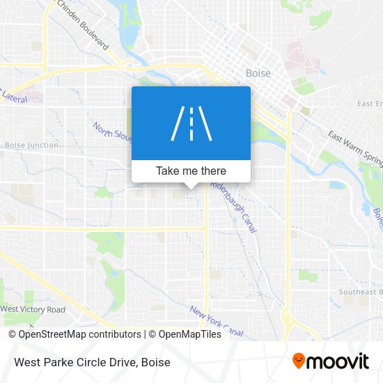 West Parke Circle Drive map