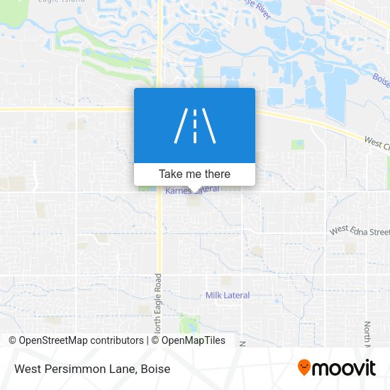 West Persimmon Lane map