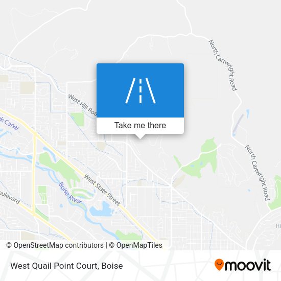 Mapa de West Quail Point Court