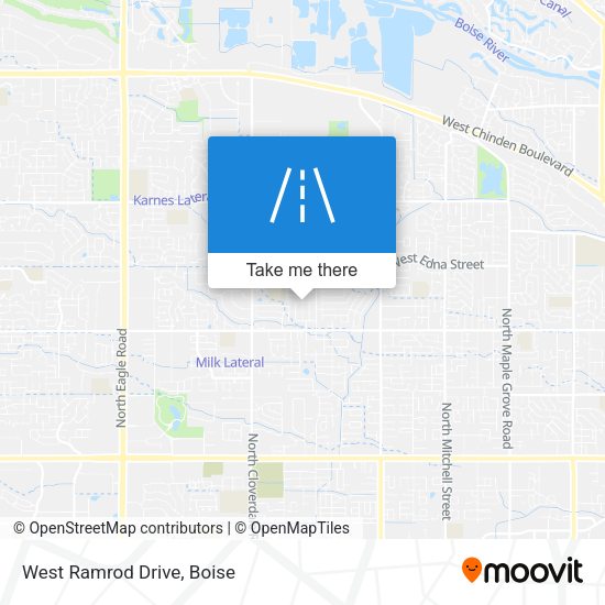 Mapa de West Ramrod Drive