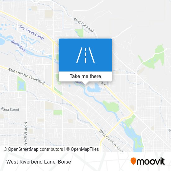 Mapa de West Riverbend Lane