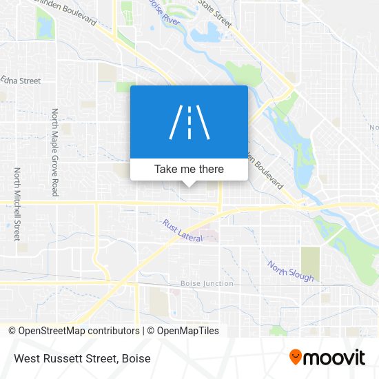 Mapa de West Russett Street
