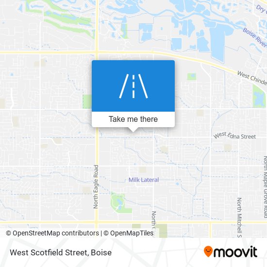 West Scotfield Street map