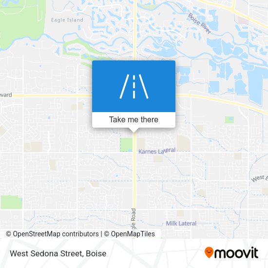 Mapa de West Sedona Street