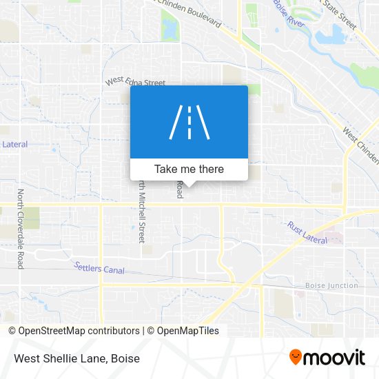 Mapa de West Shellie Lane