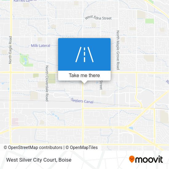 Mapa de West Silver City Court