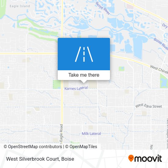 Mapa de West Silverbrook Court