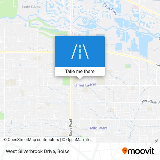 West Silverbrook Drive map