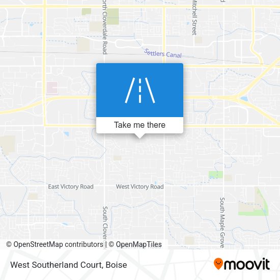 West Southerland Court map
