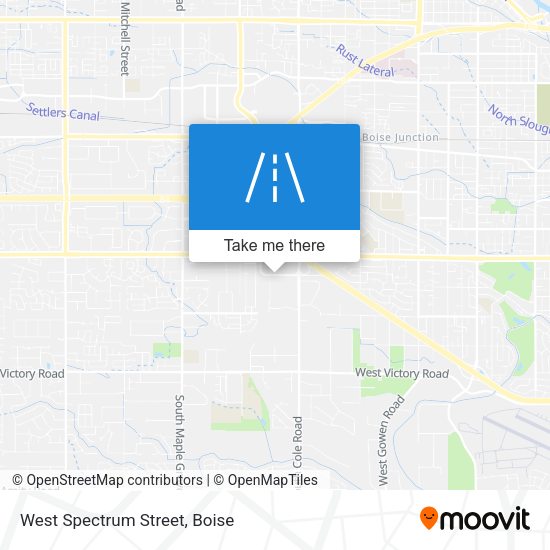 West Spectrum Street map