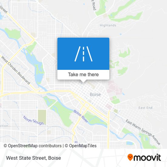 Mapa de West State Street