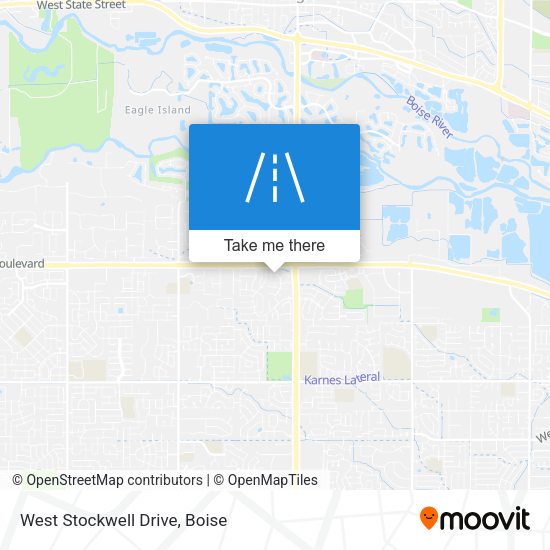 Mapa de West Stockwell Drive