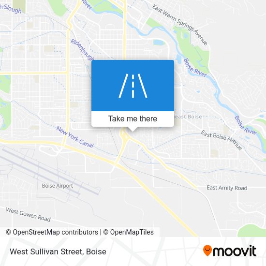 West Sullivan Street map