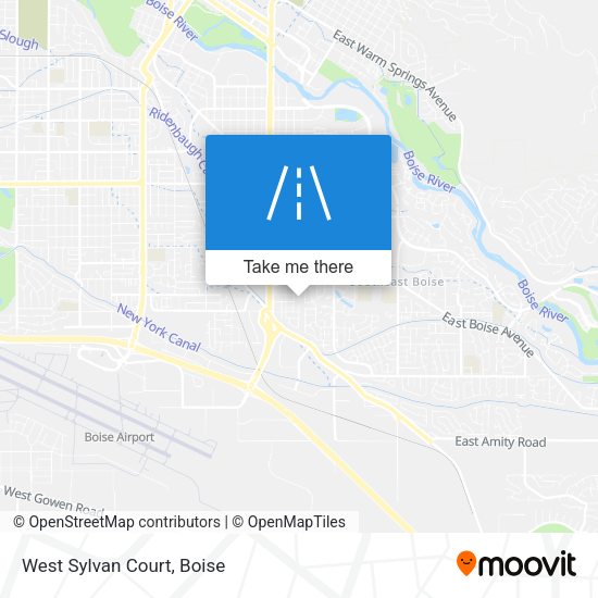 Mapa de West Sylvan Court