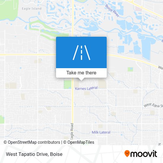 Mapa de West Tapatio Drive