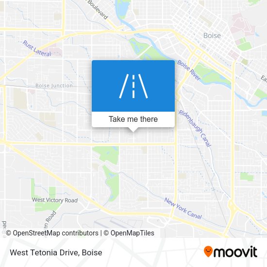 Mapa de West Tetonia Drive