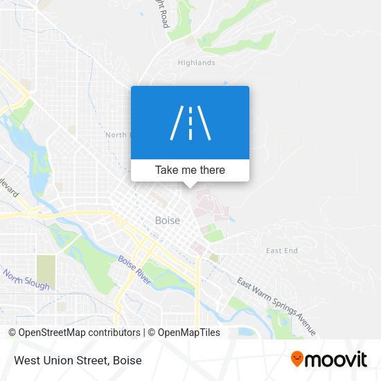 Mapa de West Union Street
