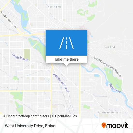 West University Drive map