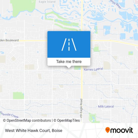 West White Hawk Court map
