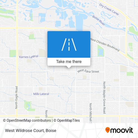 Mapa de West Wildrose Court
