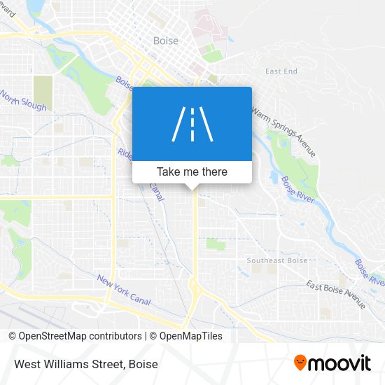 West Williams Street map