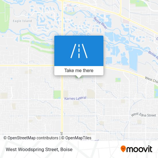 Mapa de West Woodspring Street