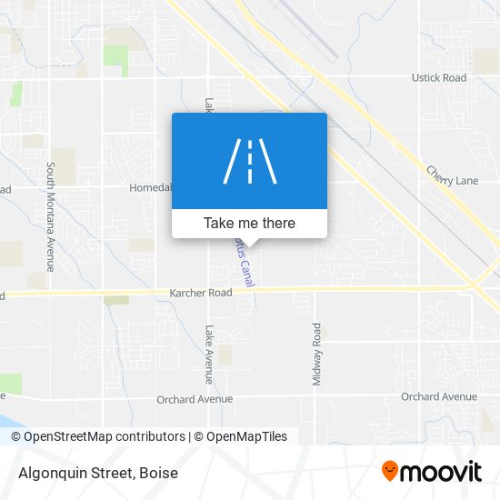 Mapa de Algonquin Street