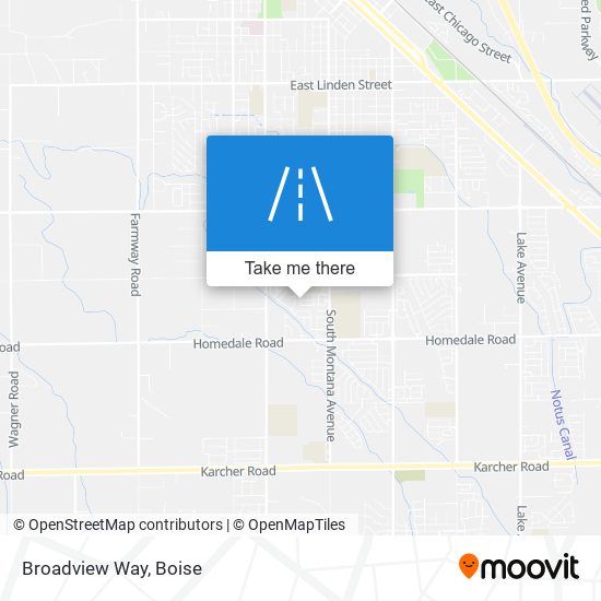 Mapa de Broadview Way