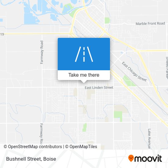 Mapa de Bushnell Street