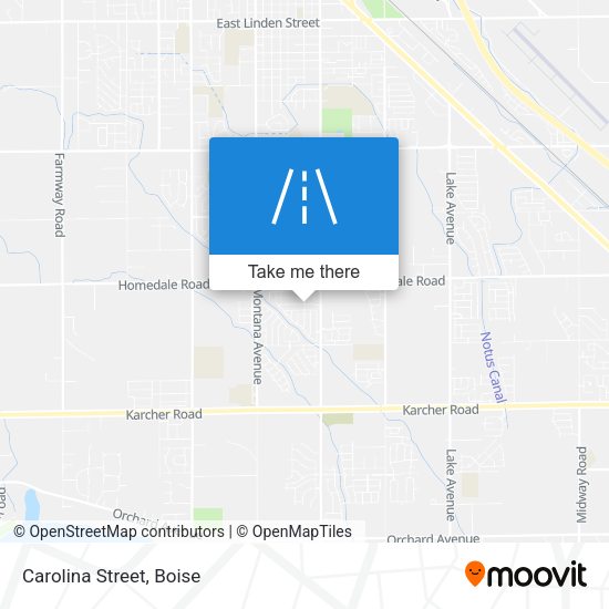 Mapa de Carolina Street