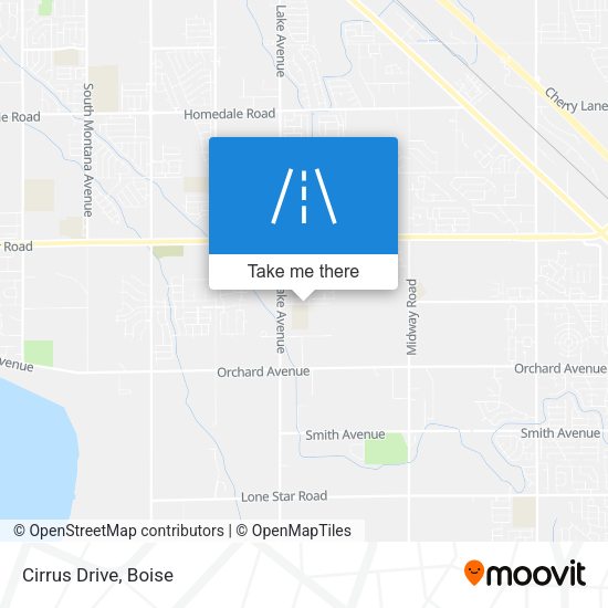 Mapa de Cirrus Drive