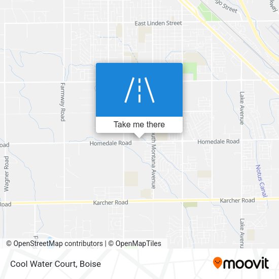Mapa de Cool Water Court