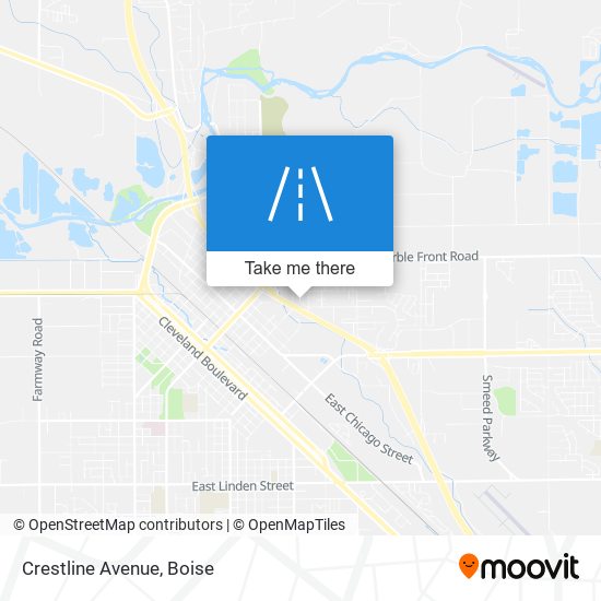 Mapa de Crestline Avenue