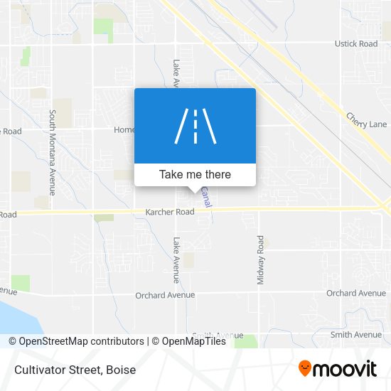 Mapa de Cultivator Street