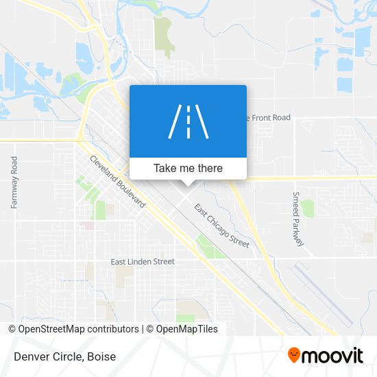 Mapa de Denver Circle