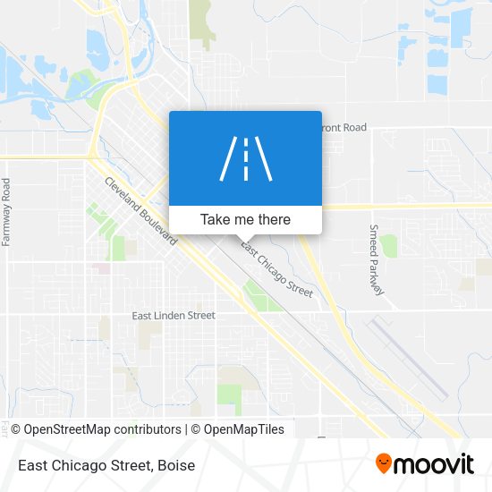 Mapa de East Chicago Street