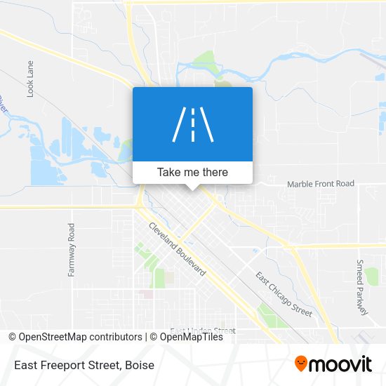 East Freeport Street map