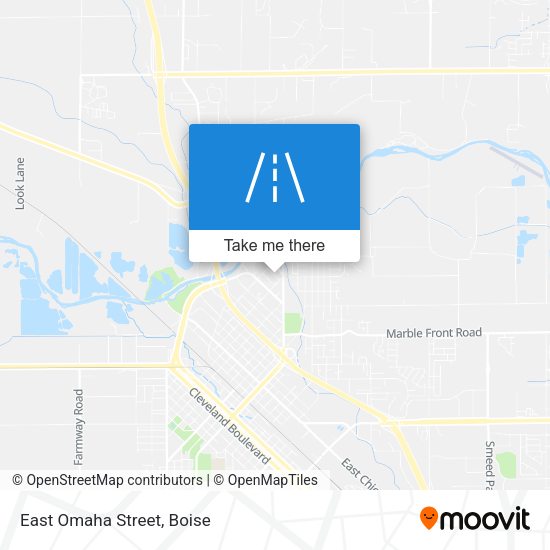 East Omaha Street map