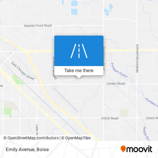 Mapa de Emily Avenue