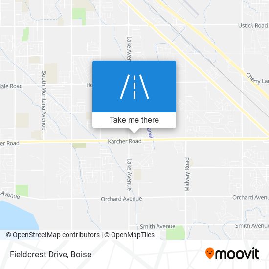 Fieldcrest Drive map