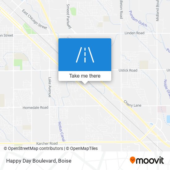 Happy Day Boulevard map