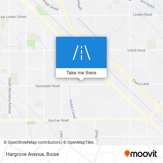 Mapa de Hargrove Avenue